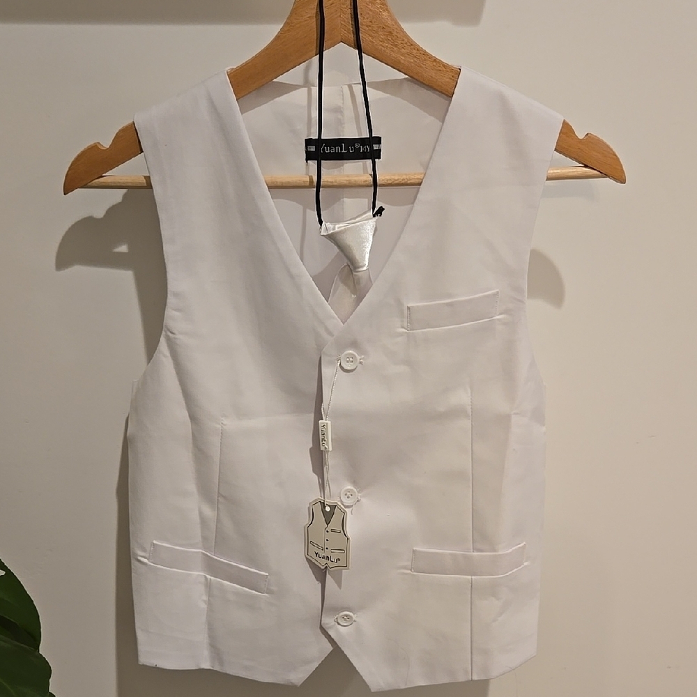 White Vest and necktie